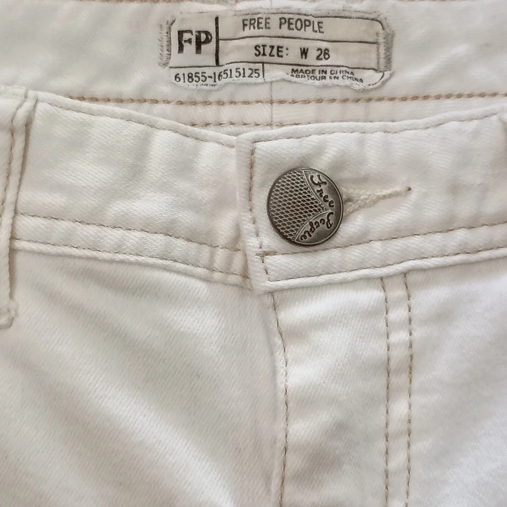 Free People Skinny Distressed Jeans